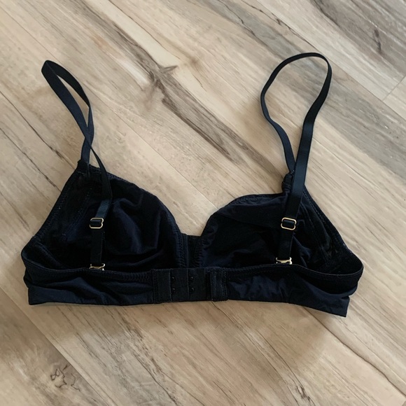 Madewell Black Mesh Bralette - Size XS - Picture 2 of 5
